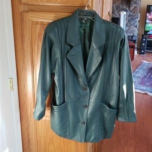 Vintage leather jacket/blazer